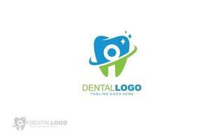 O logo dentist for branding company. letter template vector illustration for your brand.