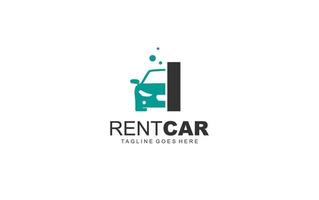 I logo rental for branding company. transportation template vector illustration for your brand.