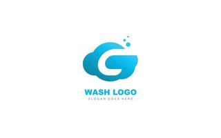 C logo cloud for branding company. letter template vector illustration for your brand.