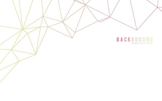 gold background, modern low poly lines effect with luxury gradient for backdrop. vector