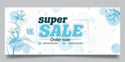 web banner template vector