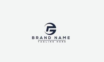 PG Logo Design Template Vector Graphic Branding Element.