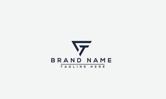 GT Logo Design Template Vector Graphic Branding Element.