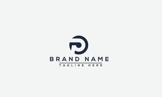 P Logo Design Template Vector Graphic Branding Element.