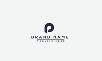 P Logo Design Template Vector Graphic Branding Element.