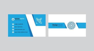 Creative business card design for free vector