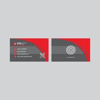 plantilla de diseño de tarjeta de visita creativa vector