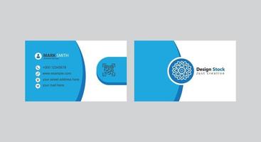 Creative business card design for free vector