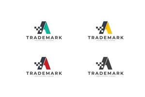 A Letter Logo Vector Concept Icon Trademark. Universal A Logotype Brand