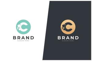 C Letter Logo Vector Concept Icon Trademark. Universal C Logotype Brand