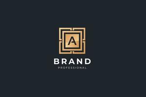 A Letter Logo Vector Concept Icon Trademark. Universal A Logotype Brand