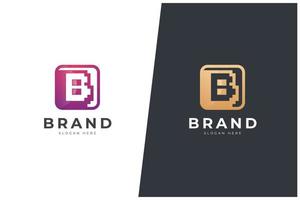 b carta logo vector concepto icono marca registrada. logotipo universal b marca