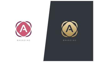 A Letter Logo Vector Concept Icon Trademark. Universal A Logotype Brand