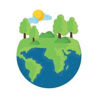 earth day environment vector