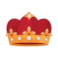 crown flat icon vector