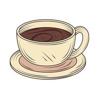 taza de cacao vector