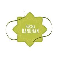 raksha bandhan hinduism card vector