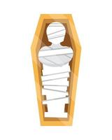 egyptian mummy icon vector