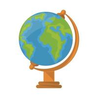 school globe map vector