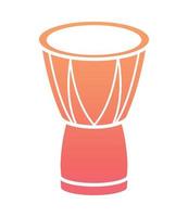 drum african instrument vector