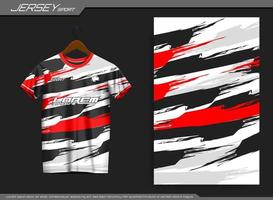 Jersey sports t-shirt. Soccer jersey for soccer club. Suitable for jersey, background, poster, etc. vector