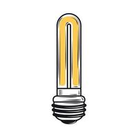 icon light bulb vector