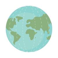 world planet icon vector