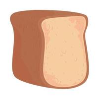 loaf of bread icon vector