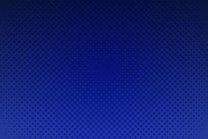 Blue pop art background with halftone dots in retro comic style. Vector illustration.
