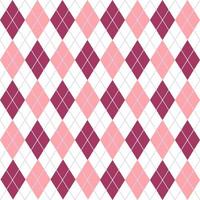 Argyle pattern seamless background. Vector illustration.