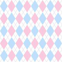 Argyle pattern seamless background. Vector illustration.