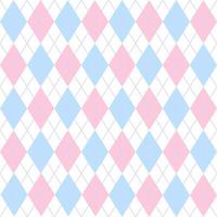 Argyle pattern seamless background. Vector illustration.