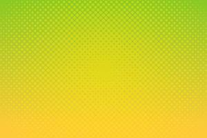 Green yellow pop art background with halftone dots in retro comic style. Vector illustration.