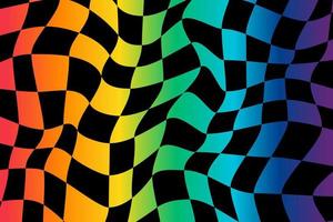 Abstract modern op art, checkered texture. Vector. vector