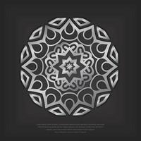 Elegant abstract mandala pattern design vector. vector