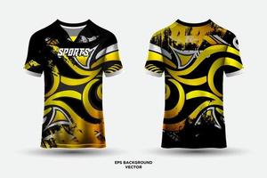 Modern Jersey Design Template Soccer Club Uniform T shirt Front And Back vector