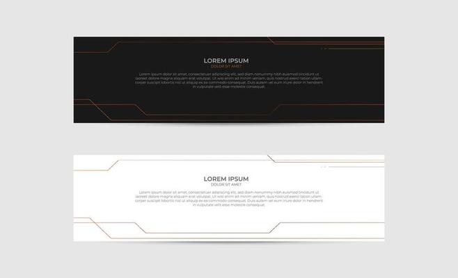Banner background design abstract vector template. Set of banner background isolated vector for print, display, promotion and advertisement.