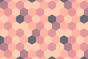 Abstract pink hexagonal background. Vector illustration.