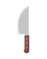 afilado cuchillo de cocina vector