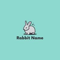 Rabbit logo concept design. vector illustration rabbit