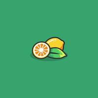 Lemon vector design. simple illustration