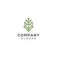 Nature logo leaf simple logo design, icon leaf vector