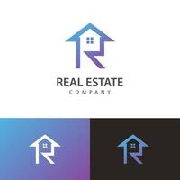 modern letter R P vector logo design for real estate, construction, home, real estate, building, property logo symbol