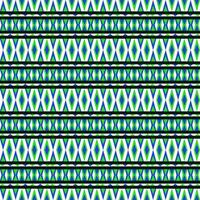 patrón sin fisuras para la decoración, forma de triángulo, azul y verde, vista horizontal. vector