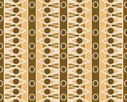 Seamless pattern earth tone color symmetry shape. vector