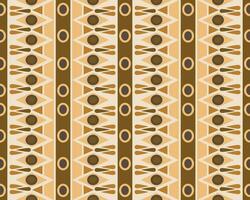 Seamless pattern earth tone color symmetry shape. vector