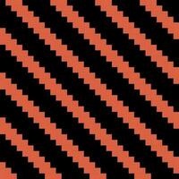 seamless pattern orange zigzag stripes on black background. vector