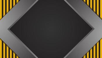 construction background, silver and yellow design background template vector