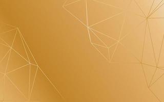 gold background, modern low poly lines effect with luxury gradient for backdrop. vector