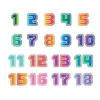 Gradient Number Vector File